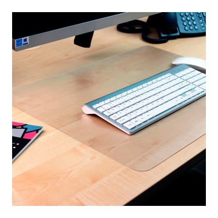 Floortex Usa Llc Desktex Polycarbonate Rectangular Desk Pad with Anti, Slip Backing , 35" x 71", Crystal Clear FRDE3571RA